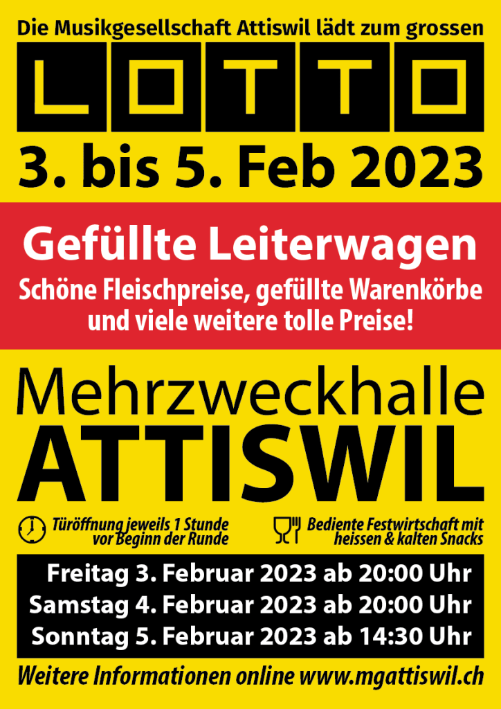Lotto der Musikgesellschaft Attiswil